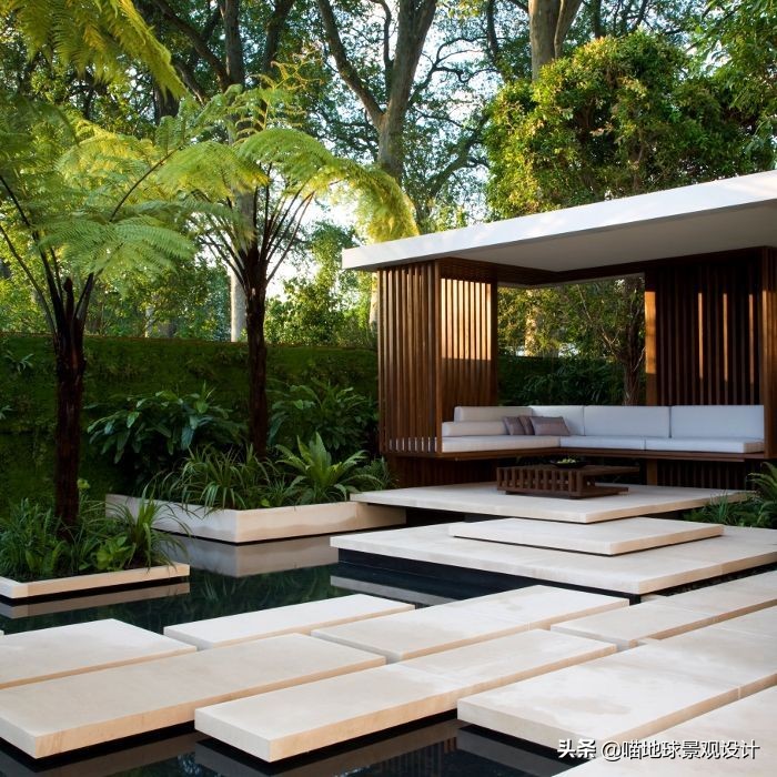 100款庭院廊架图片,中式庭院亭子设计效果图