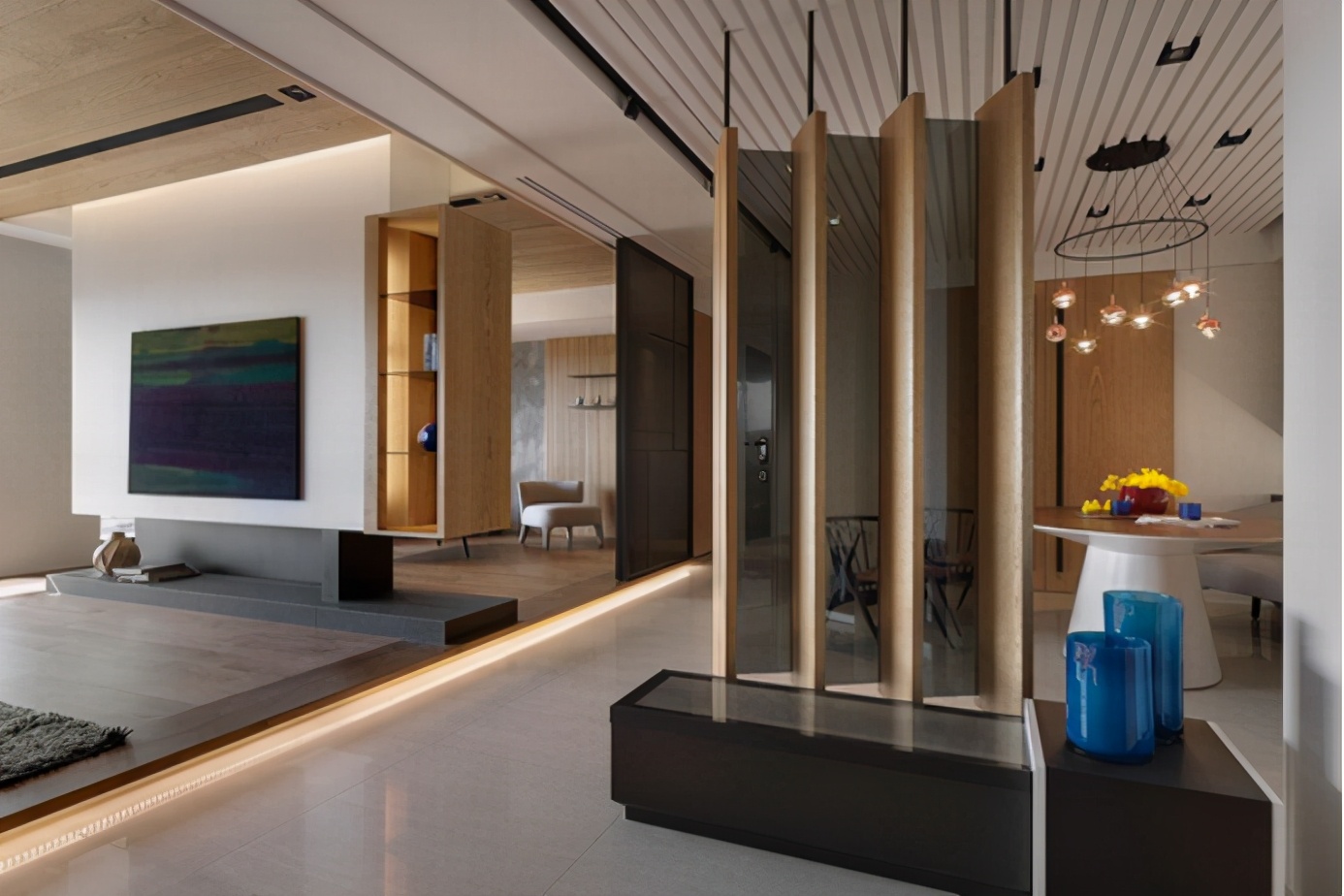 100平浪漫婚房图片,120平浪漫轻奢90后眼中的时尚婚房