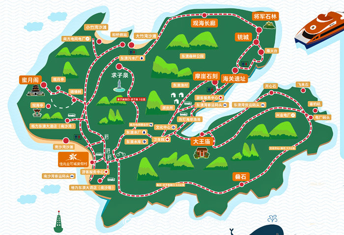 东澳岛二天一夜攻略自由行,东澳岛自由行最佳路线