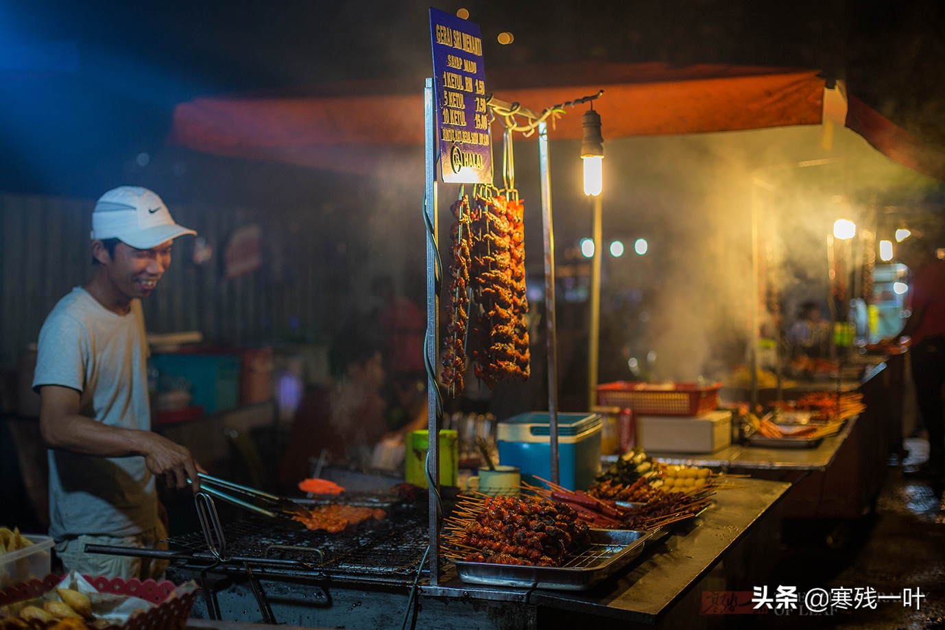 马来西亚沙巴海鲜馆,马来西亚夜市火爆大鱿鱼