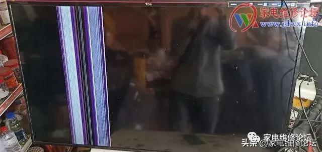 tcl王牌32寸液晶彩电,tcl液晶电视出现竖线屏维修教程
