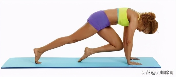 平板支撑普拉提,普拉提平板侧屈抬腿动作