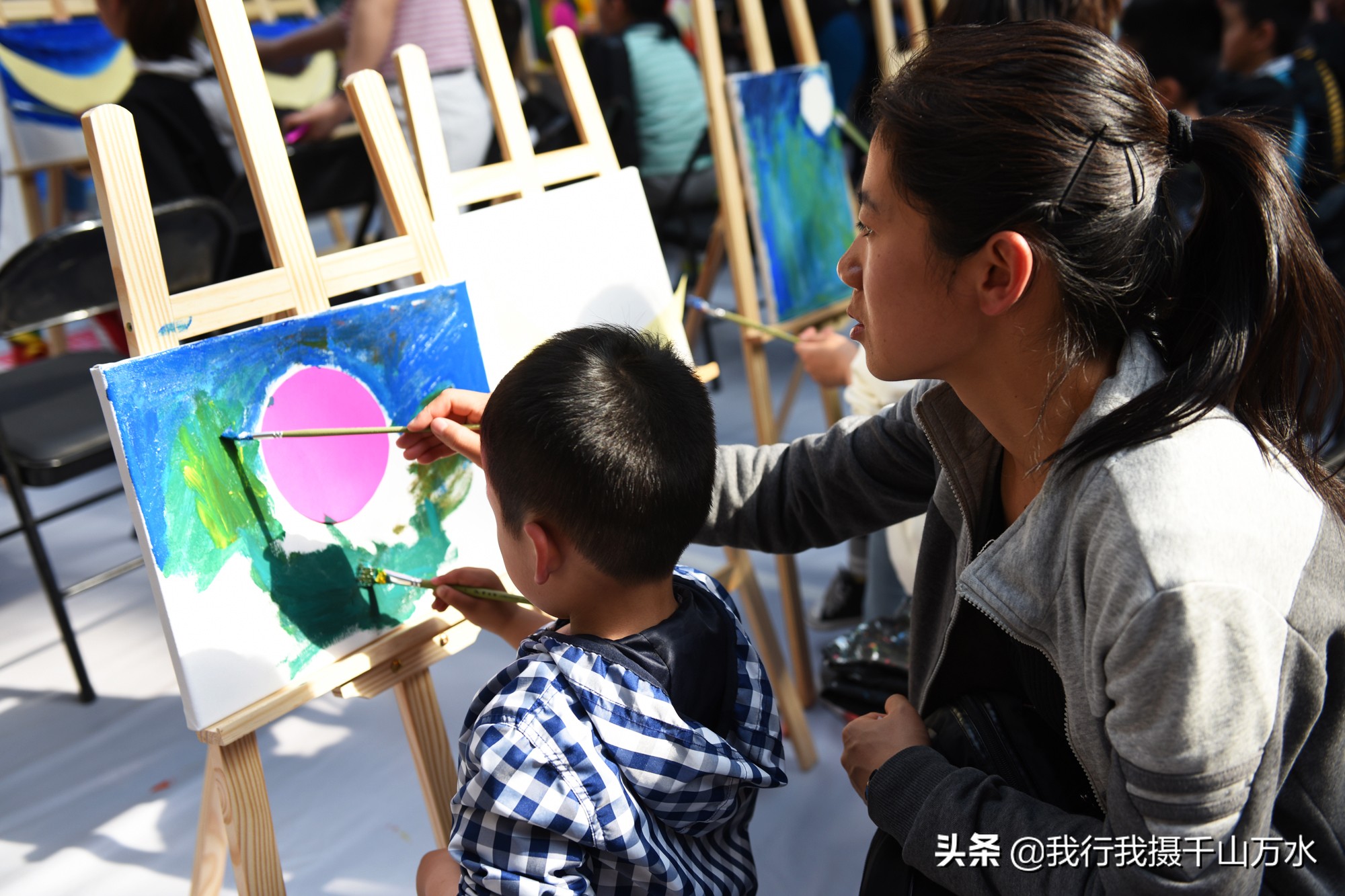 梵高的星空绘画教程油画棒,梵高星空儿童油画教程