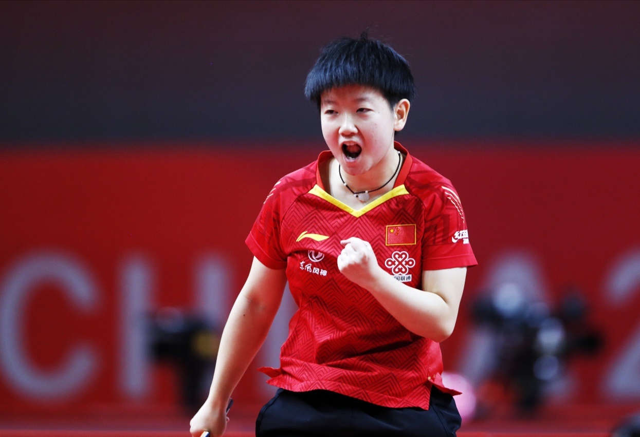 刘诗雯在奥运中的颜值排名,奥运模拟赛乒乓球女团完整版