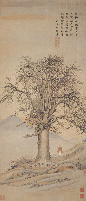 明代吕纪山水画作品高清大图赏析,明代周用山水画作品高清大图赏析