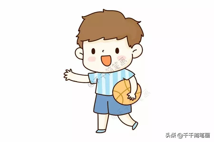 人物创意简笔画儿童,家长特色简笔画