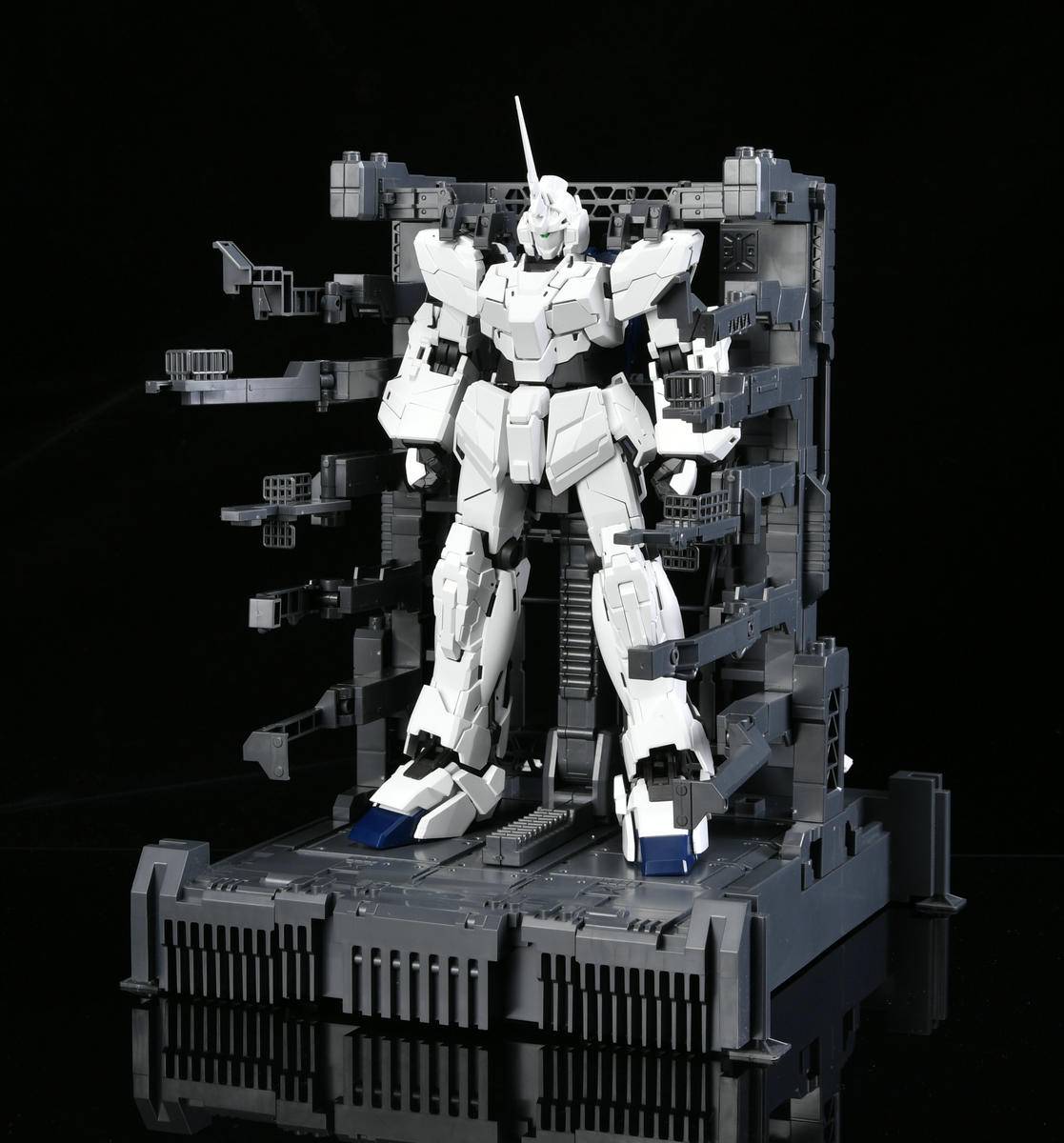 mgex独角兽高达测评,万代限定重炮高达mg开箱