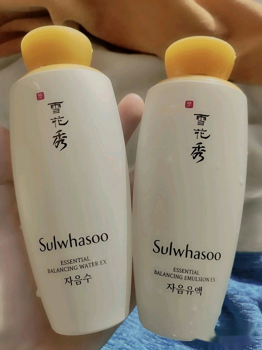 ahc黄金水乳套装和雪花秀,韩国牌子水乳平价抗老