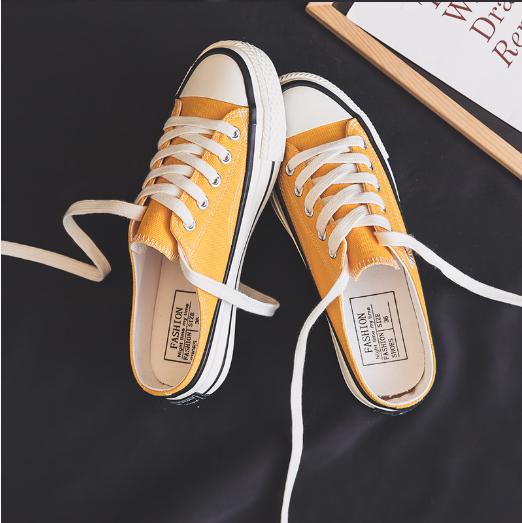 厚底板鞋秋季透气休闲帆布鞋,百搭小雏菊帆布鞋