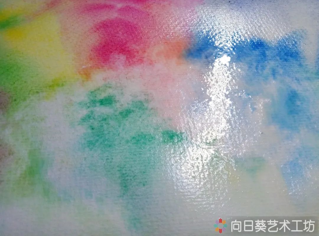 开车看北极光创意美术,北极光创意美术油画棒