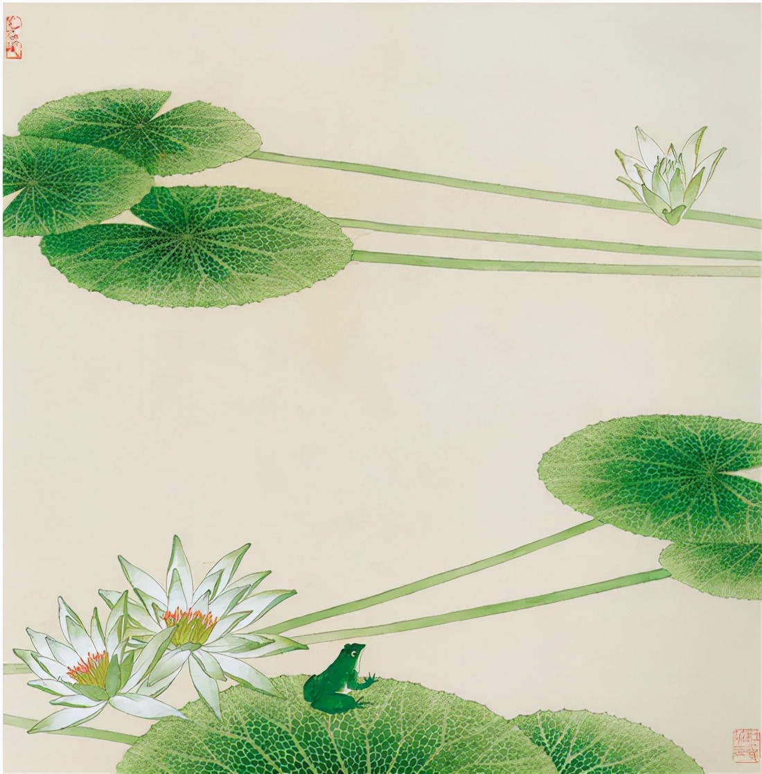 杜曼华花鸟作品欣赏,淡雅空灵杜曼华工笔花鸟作品40幅