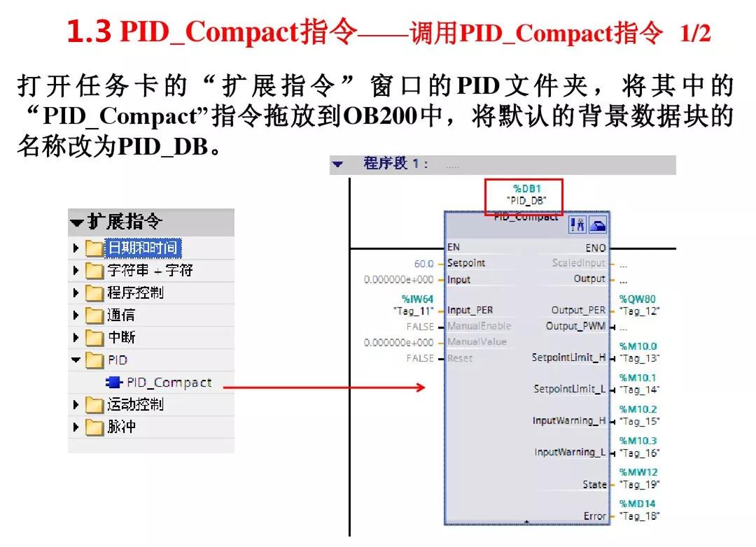 西门子s7-1500plc实现pid控制方法,西门子s7-1200plc的pid温度控制