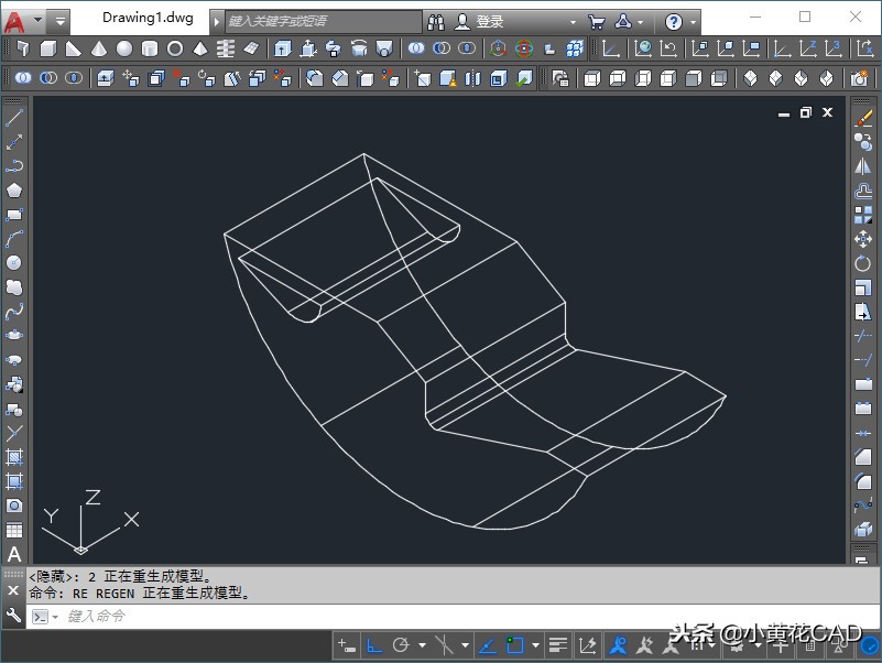 cad三维建模怎么把曲面变成实体,07cad三维建模怎么切换为经典模式