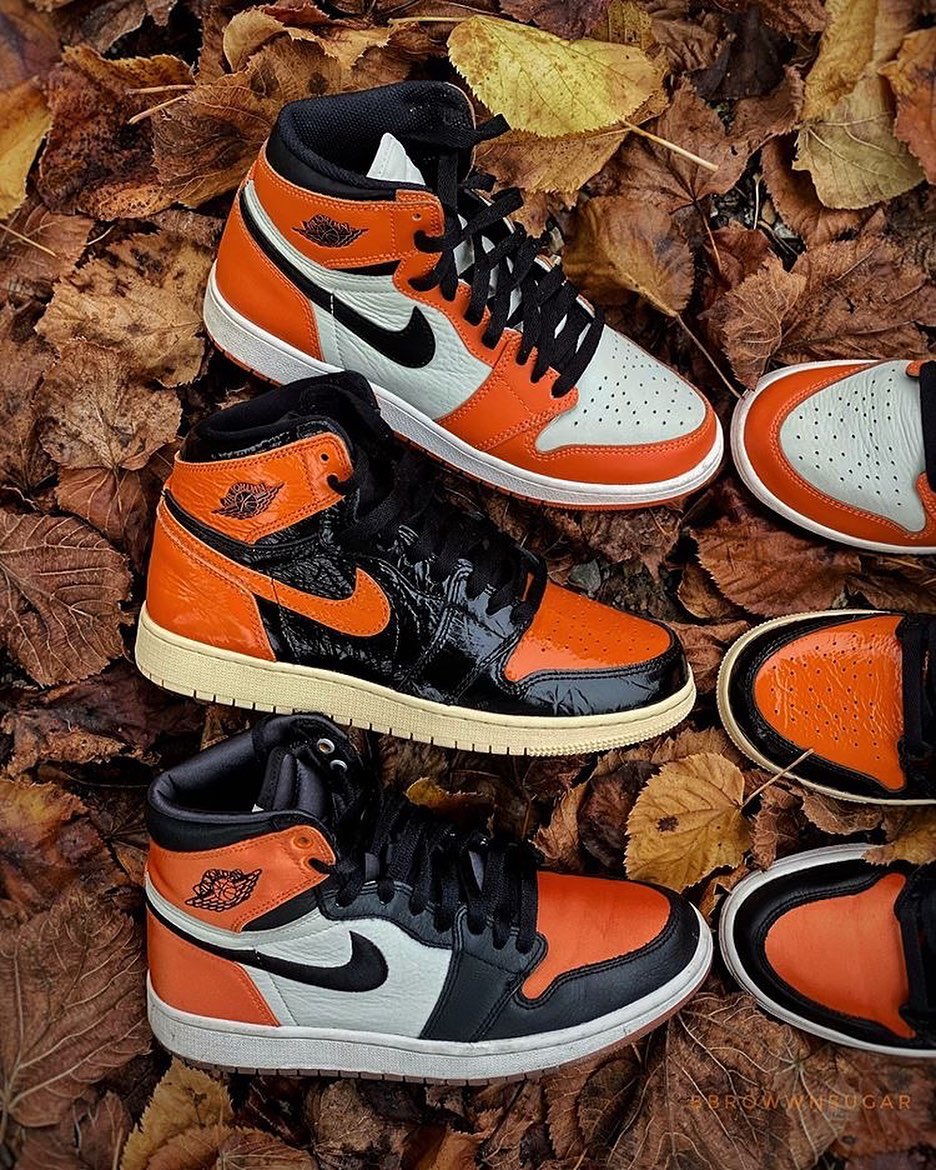 周杰伦上脚aj1牛仔,aj1扣碎篮板猪油皮