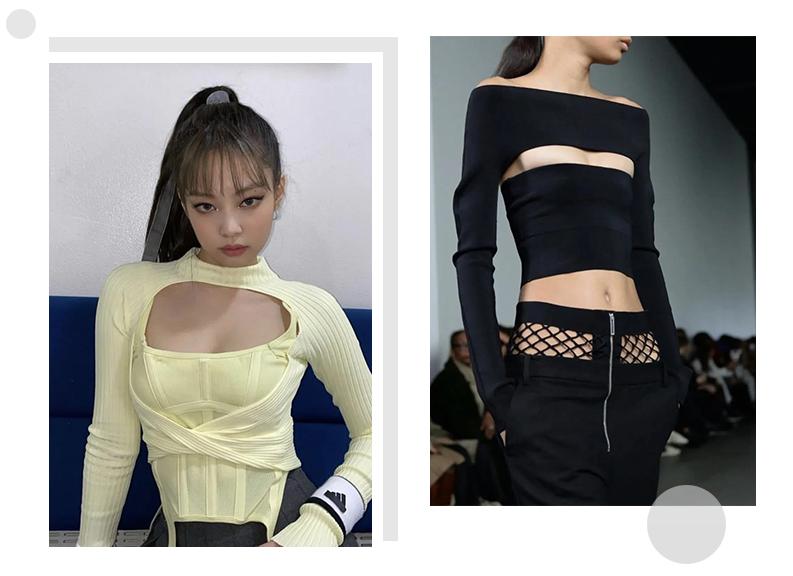 袖套毛衣时尚,最近很火的袖套毛衣蓝色