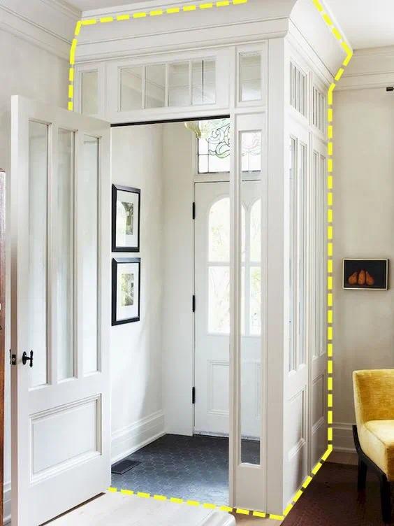 韩国为什么喜欢把鞋柜放外面,韩国装修为什么进门还有个玄关门