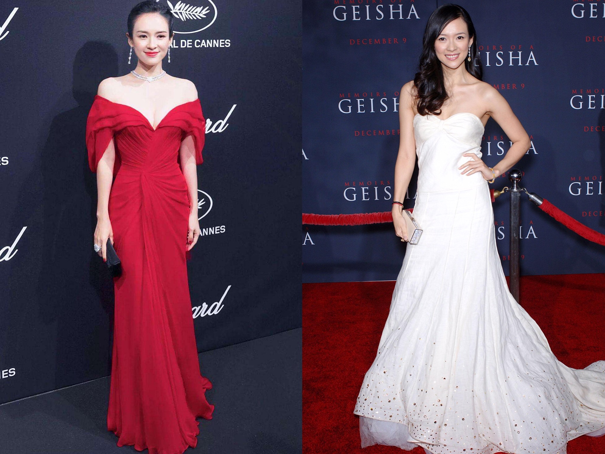 明星穿搭和章子怡学穿搭,肩膀小的女生穿衣