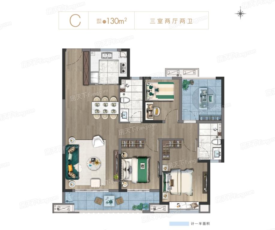 一路之隔的楼盘,一路之隔两个楼盘房价