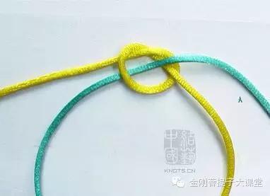 双线弹力绳金刚手串收尾打结图解,手串弹力绳打结方法视频教程全集