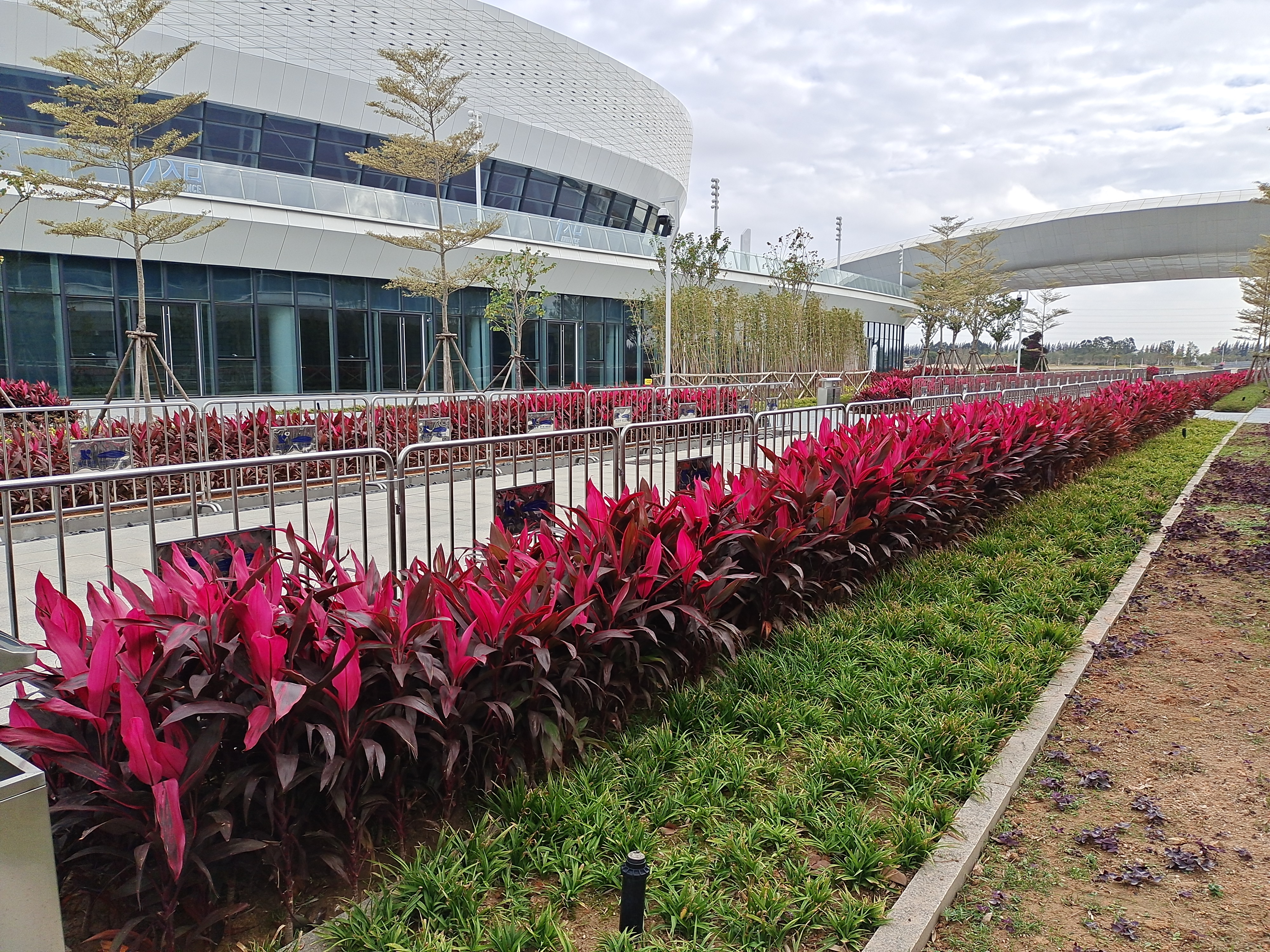 晋江市第二体育中心参观,晋江市第二体育馆全景