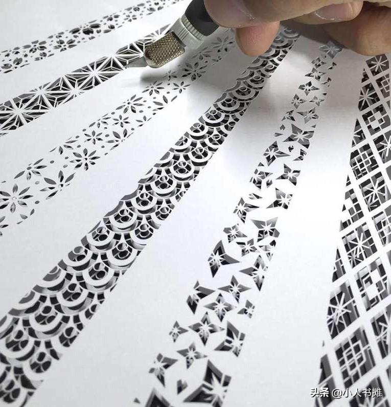 日本剪纸大神,龙猫剪纸手工制作