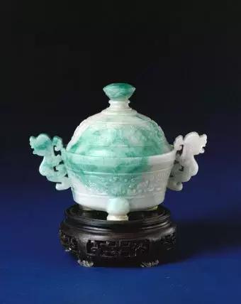 故宫博物院收藏的三彩翡翠,故宫翡翠玉石图片大全欣赏