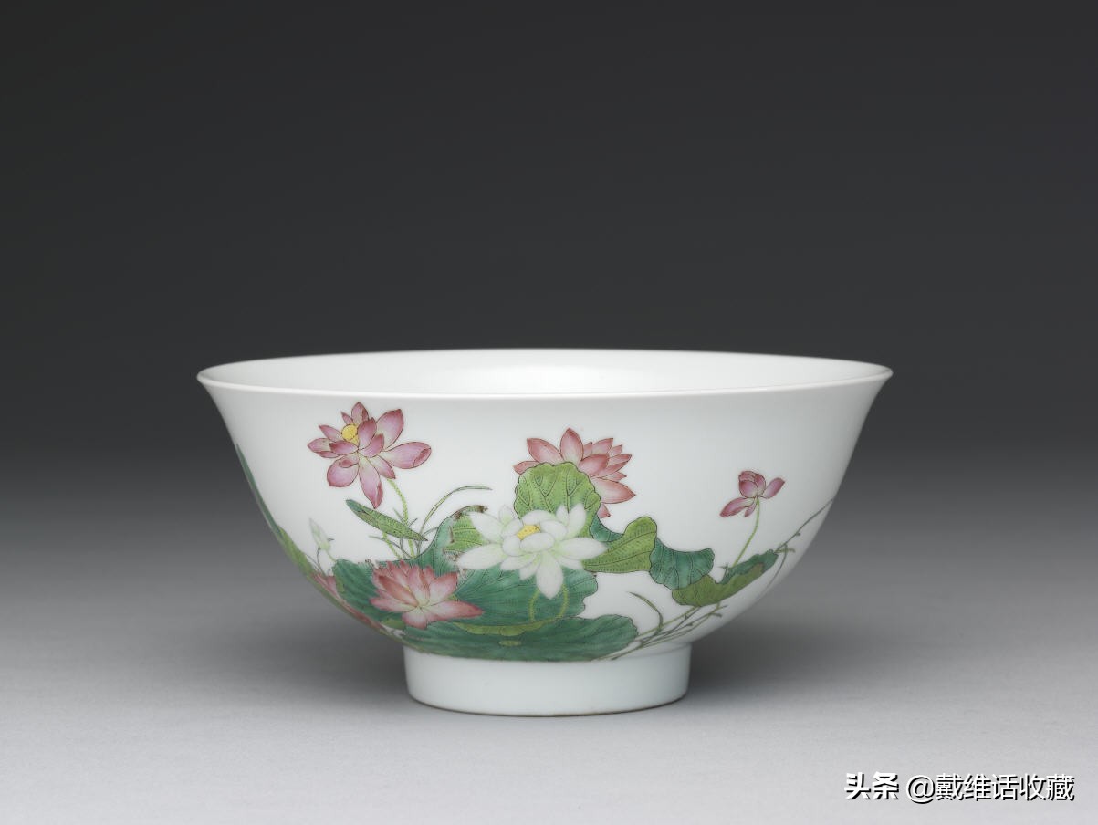 雍正珐琅彩真品款识用料,清雍正珐琅彩红料