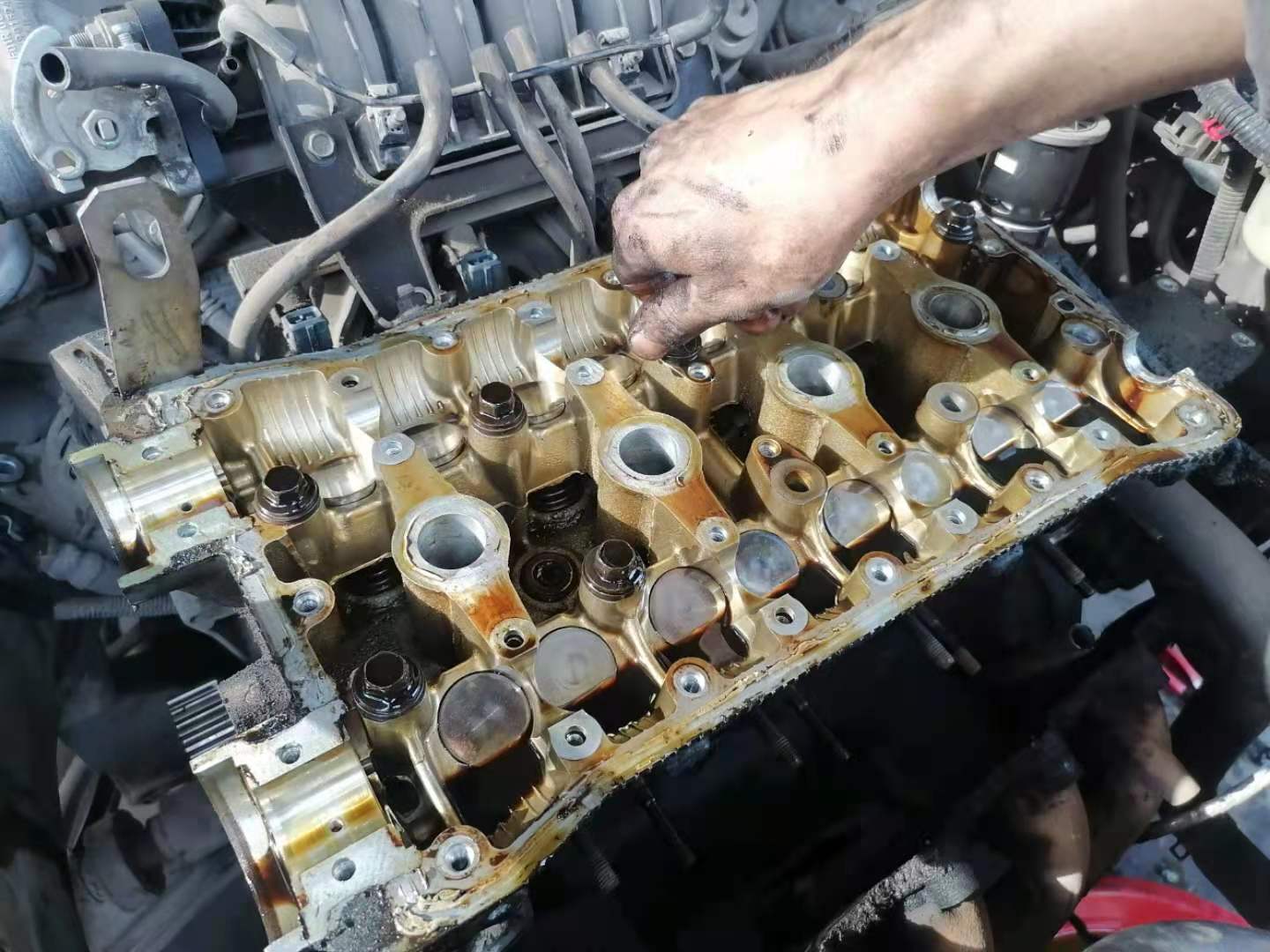 车主不听胖哥建议，高速正时皮带捋齿，16气门无一幸免