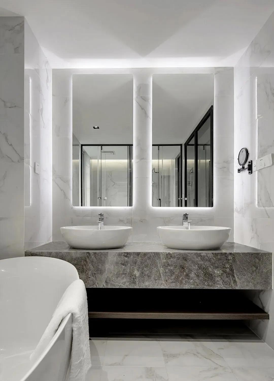 黑白灰装修风格现代简约高级,220平现代简约装修风格