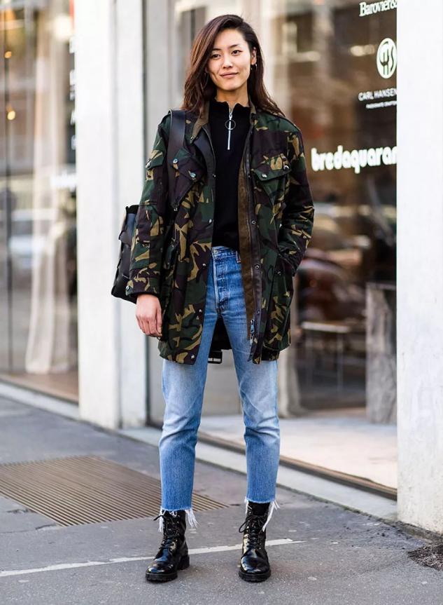 搭配短靴显瘦的又时髦的裤子,秋冬短靴配裙子轻松显气质