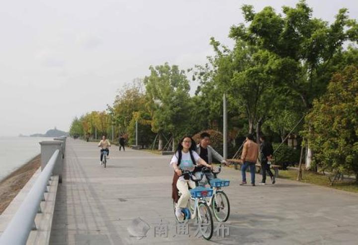 南通十大打卡景点,南通滨江步道路线图