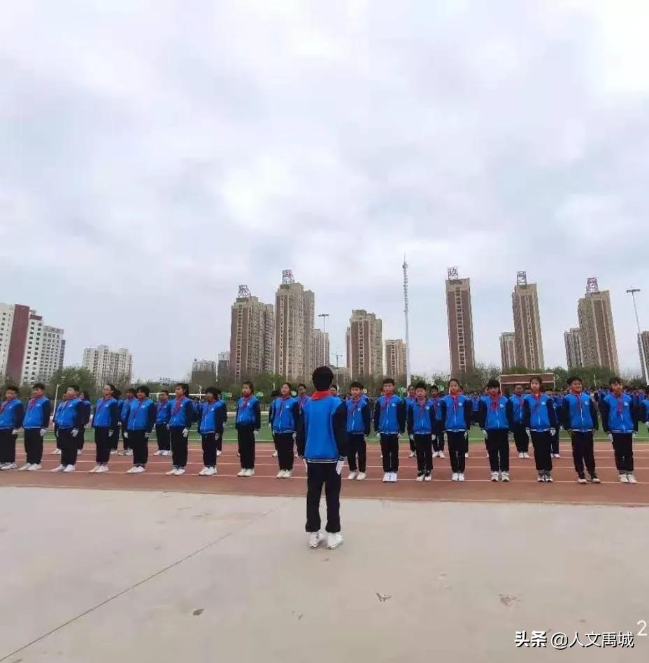 潼关县岳渎小学队列队形比赛,禹城泺清河小学运动会