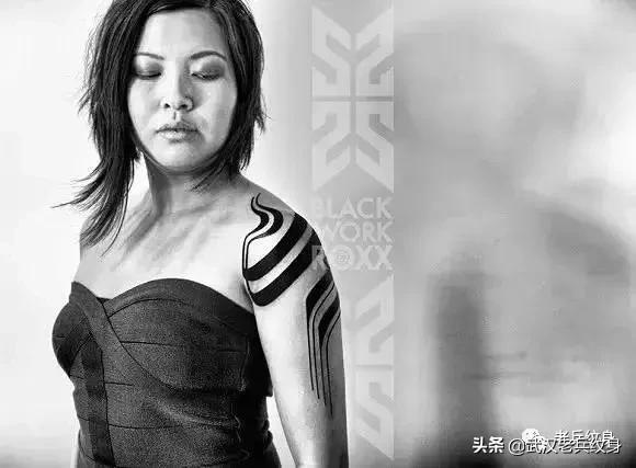 黑臂风格纹身,让人惊叹的纹身