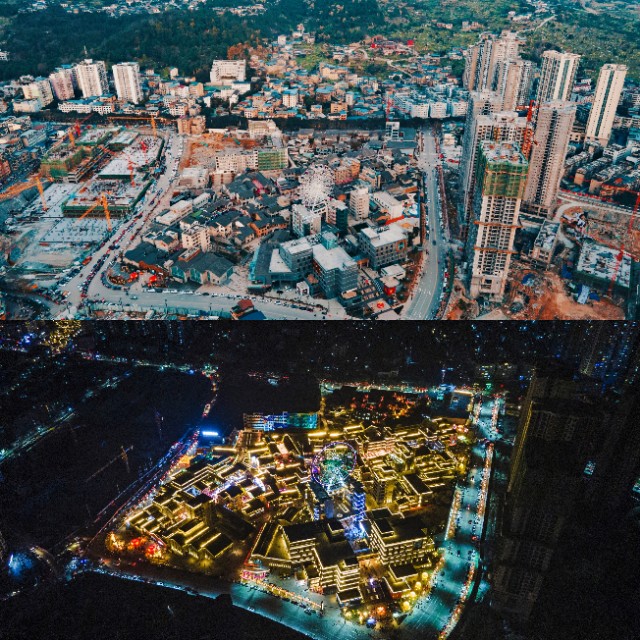 老街顶楼,老街玩摩天轮