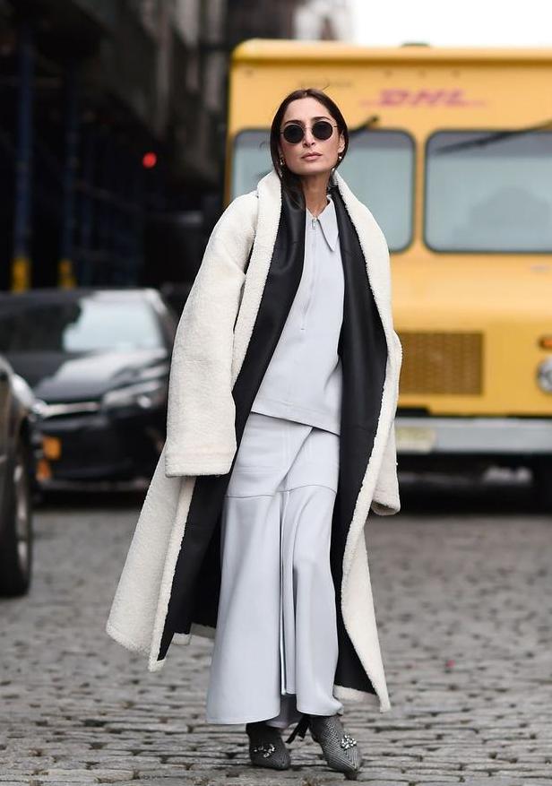 大衣穿出时髦高级感,呢子大衣穿出休闲感