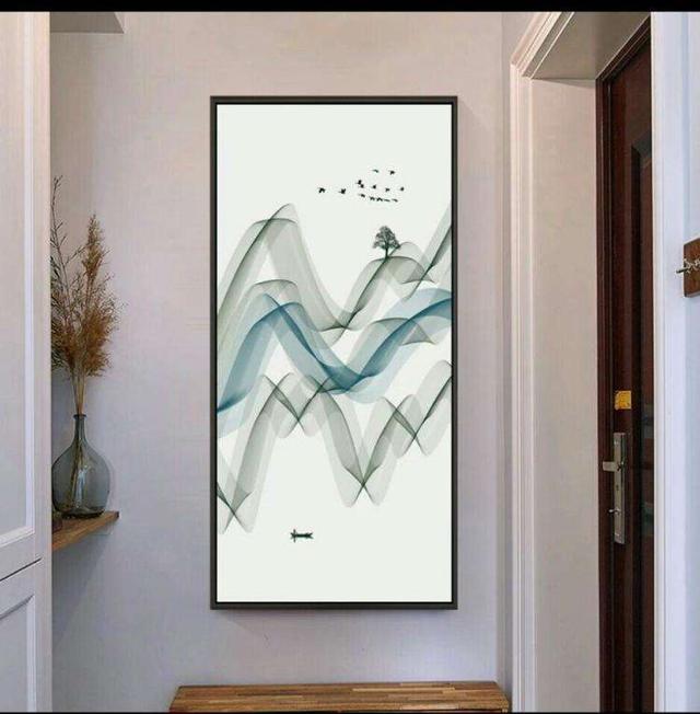 客厅背景墙装饰画简单大气,客厅最流行背景墙装饰画