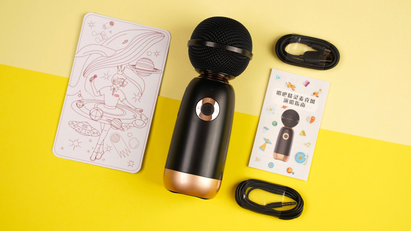 唱吧q3麦克风测评,精灵麦克风q3怎么用嗨唱模式