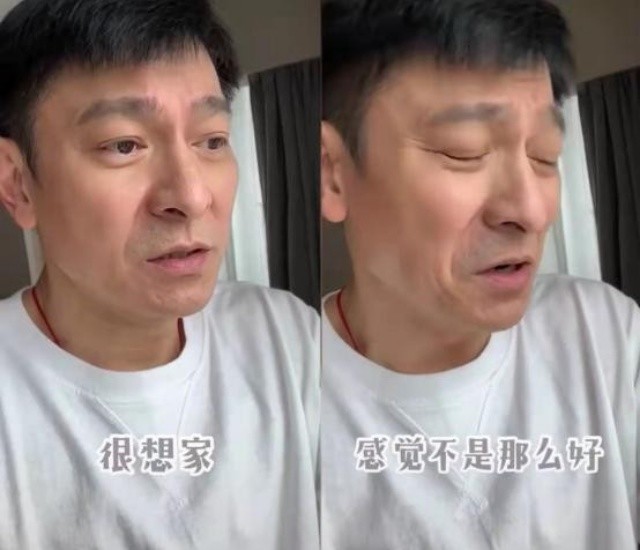 59岁华仔也爱上烫头，戴老花镜有秃顶迹象，曾借于谦梗想说相声