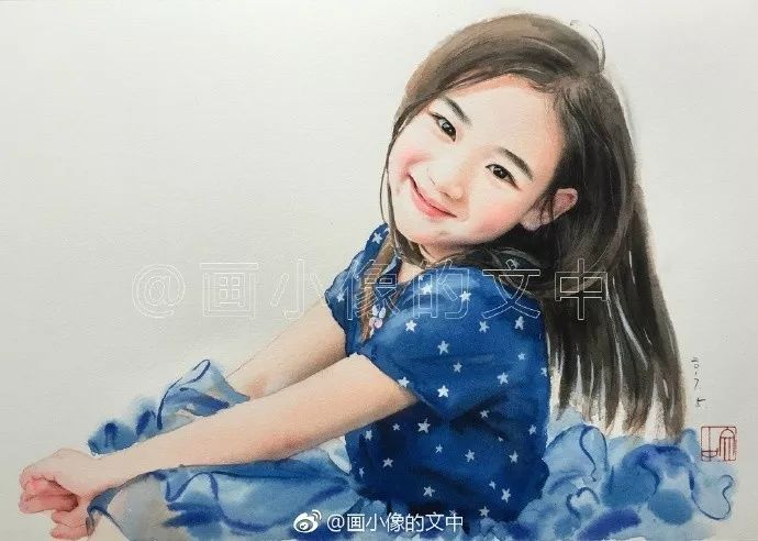 比起打印画，美院毕业的他，笔下这种彩铅水彩画才好看哭了~