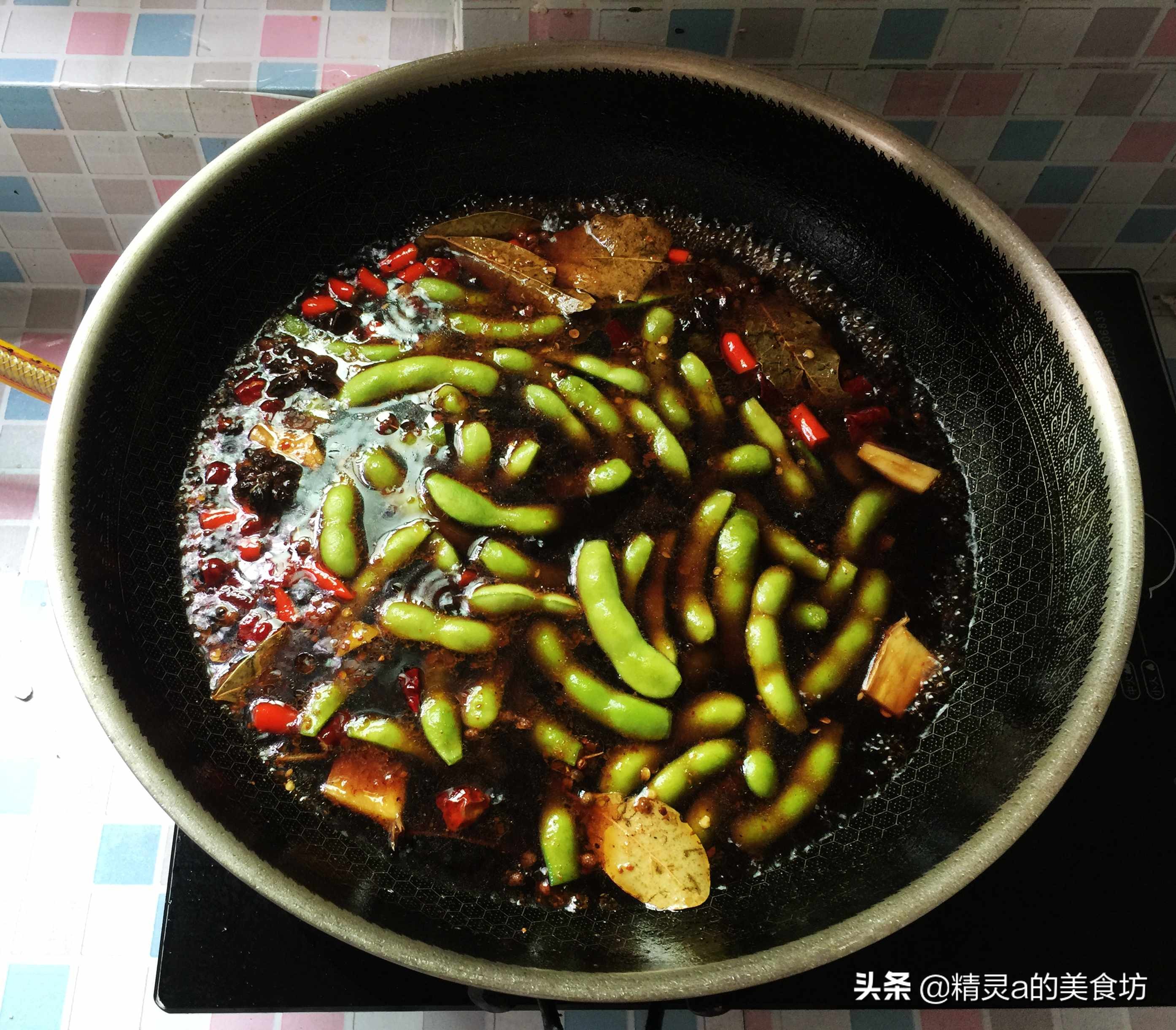 绝味卤香辣毛豆最正宗的做法,口味毛豆做法步骤