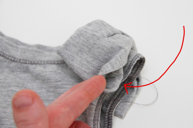 闲置t恤利用,长款t恤改造小妙招