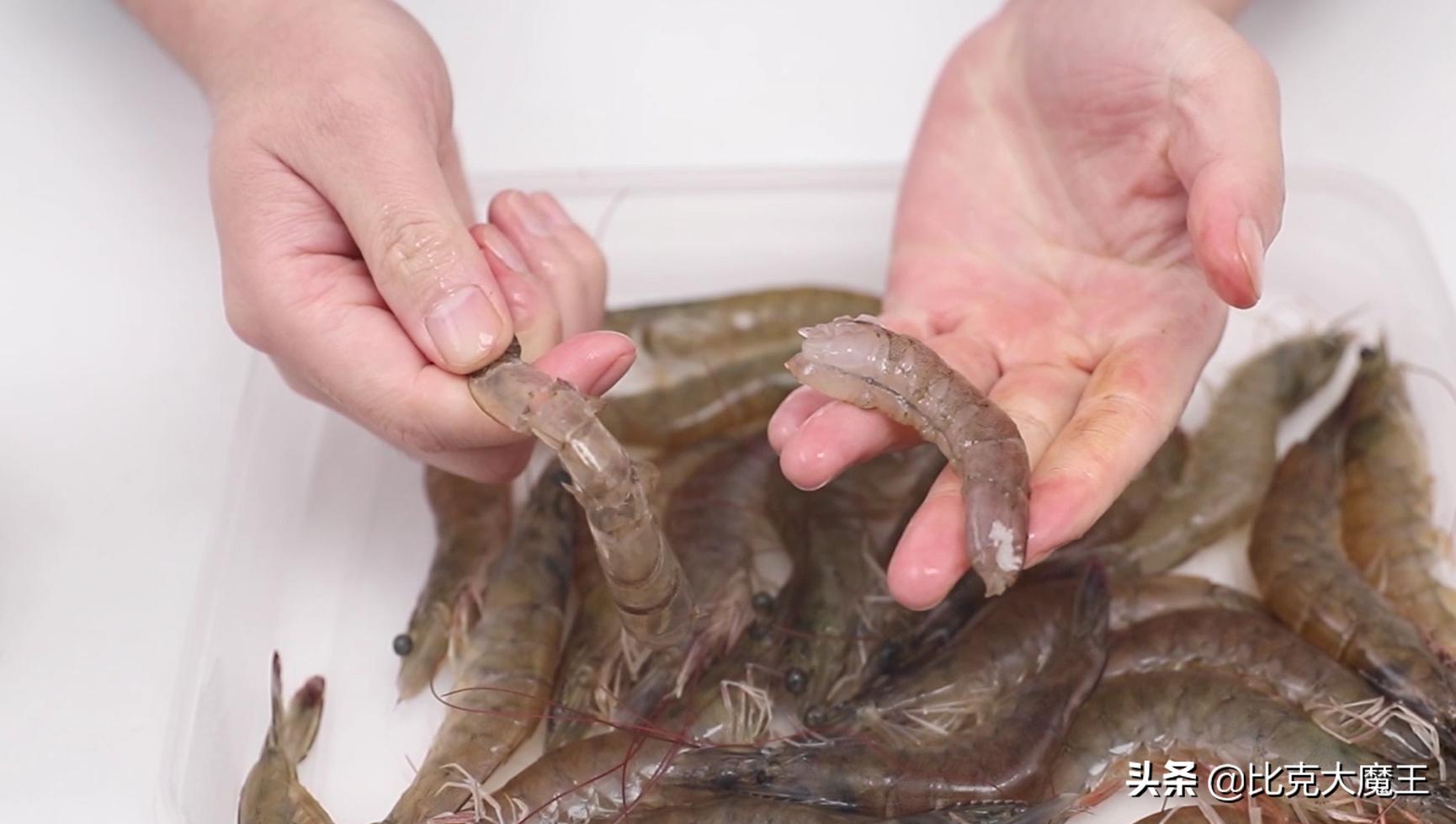 剥虾仁剩下的虾壳,活虾剥虾仁的技巧