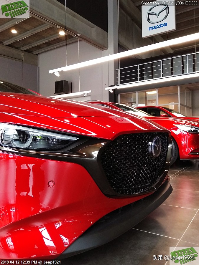 欧洲4S店实拍系列之Mazda,1---马3，我眼里最帅的两厢车