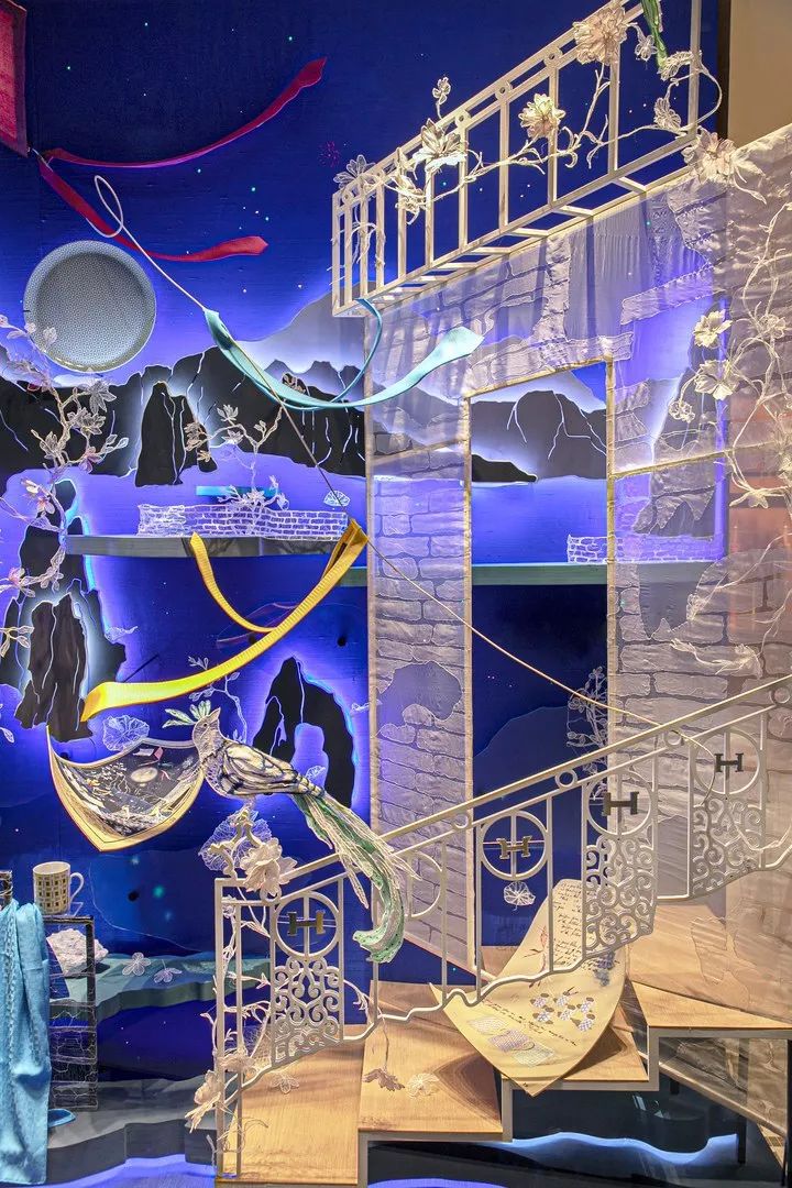 爱马仕橱窗展示设计手绘图,爱马仕2023橱窗设计最新款