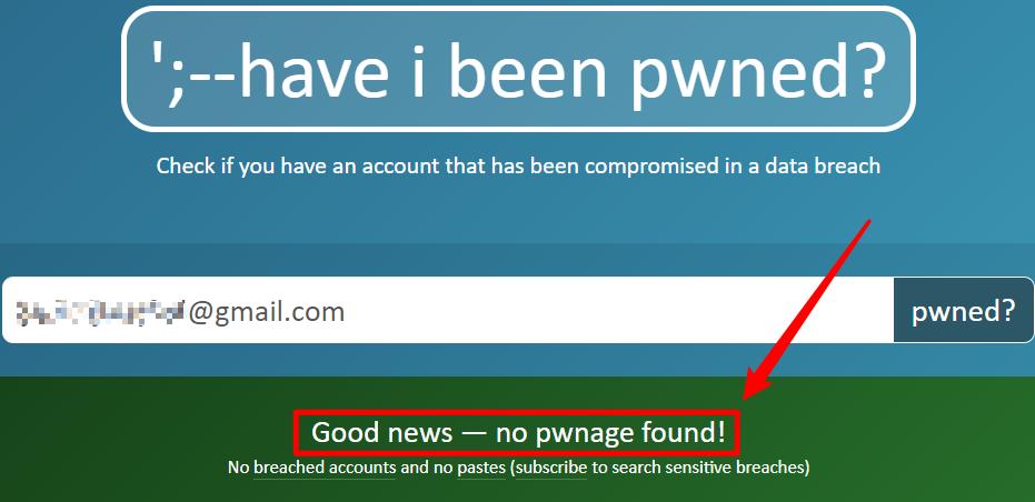 用户账号密码被泄露,查询账号密码是否被泄露