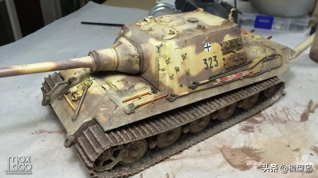 田宫必入的10款坦克模型免上色,田宫突击虎坦克模型