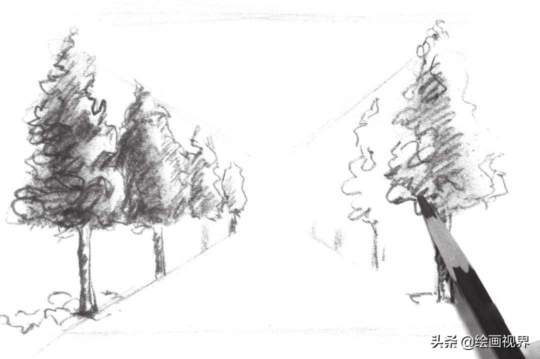 风景写生速写技巧及方法,速写风景绘画技巧和方法