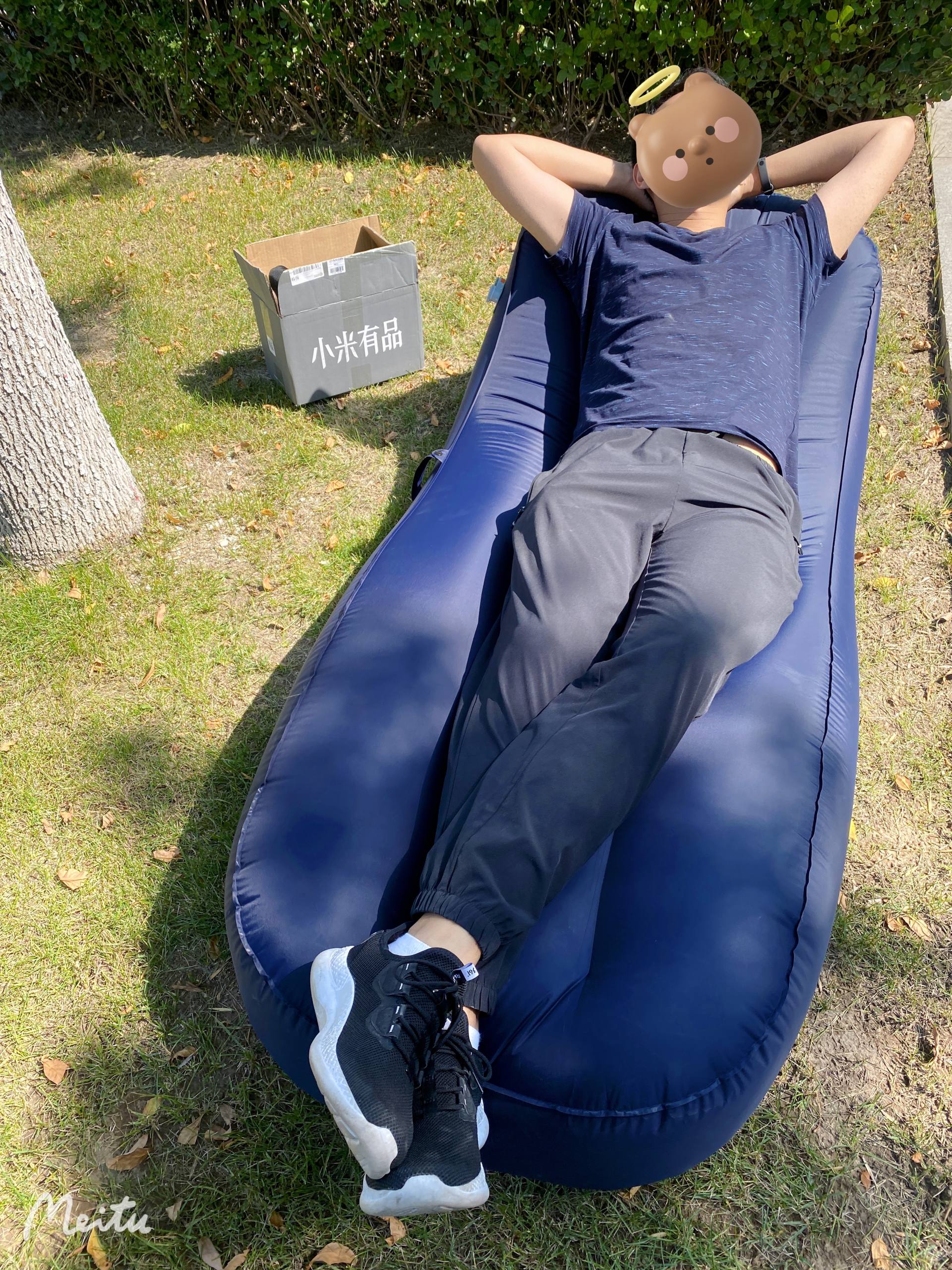 自动充气床露营,野营自动充气床