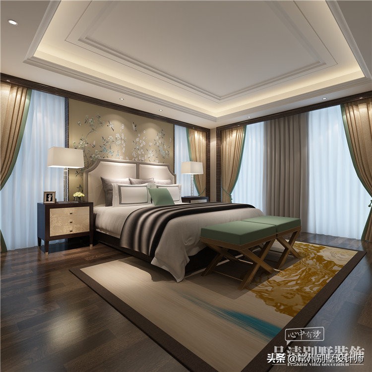 江苏小别墅装修中式风格,常州装修风格案例中式房子