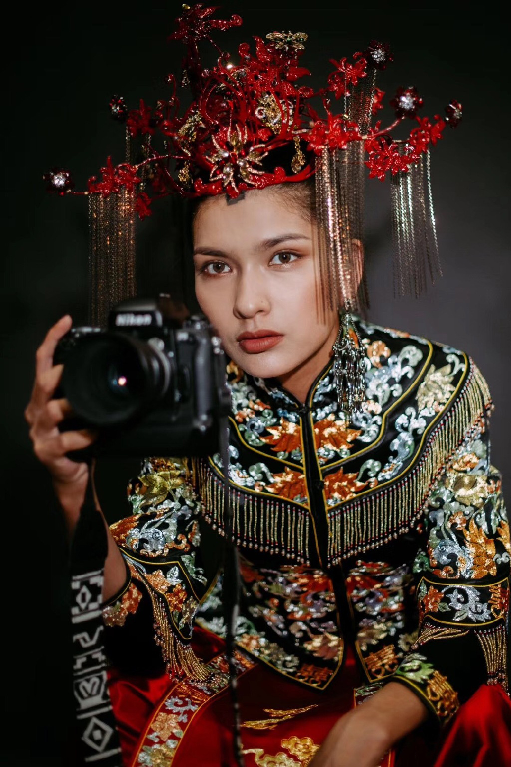 旗纪中式婚服定制,旗纪新中式嫁衣